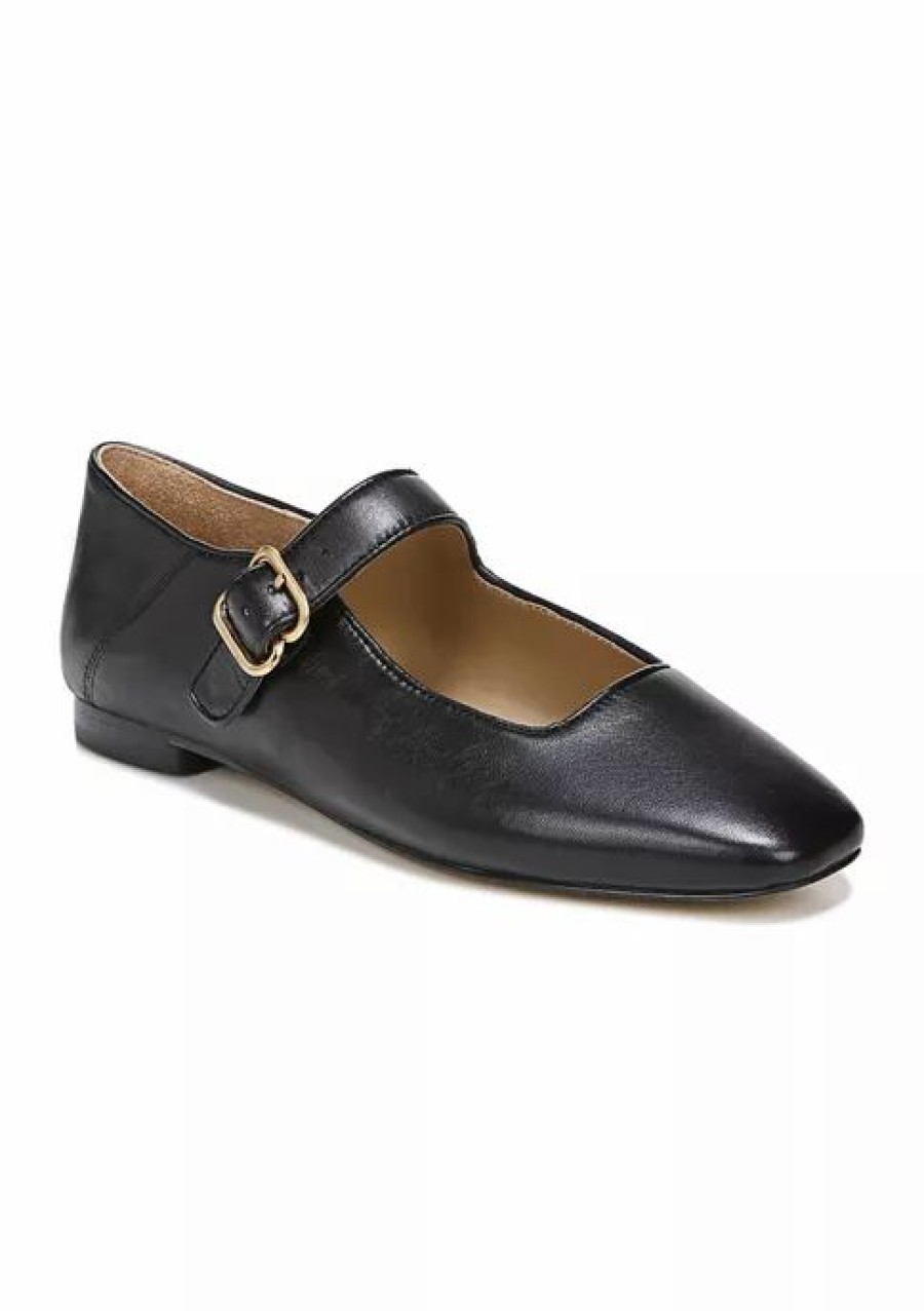 Shoes * | Cheapest Sam Edelman Michaela Mary Jane Flats Black