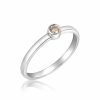 Jewelry * | Cheapest Adornia Fine Single Bezeled Diamond Band .925 Sterling Silver