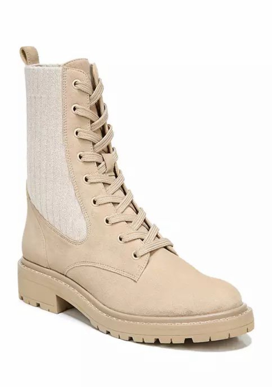 Shoes * | Discount Sam Edelman Lydell Combat Boots Sesame