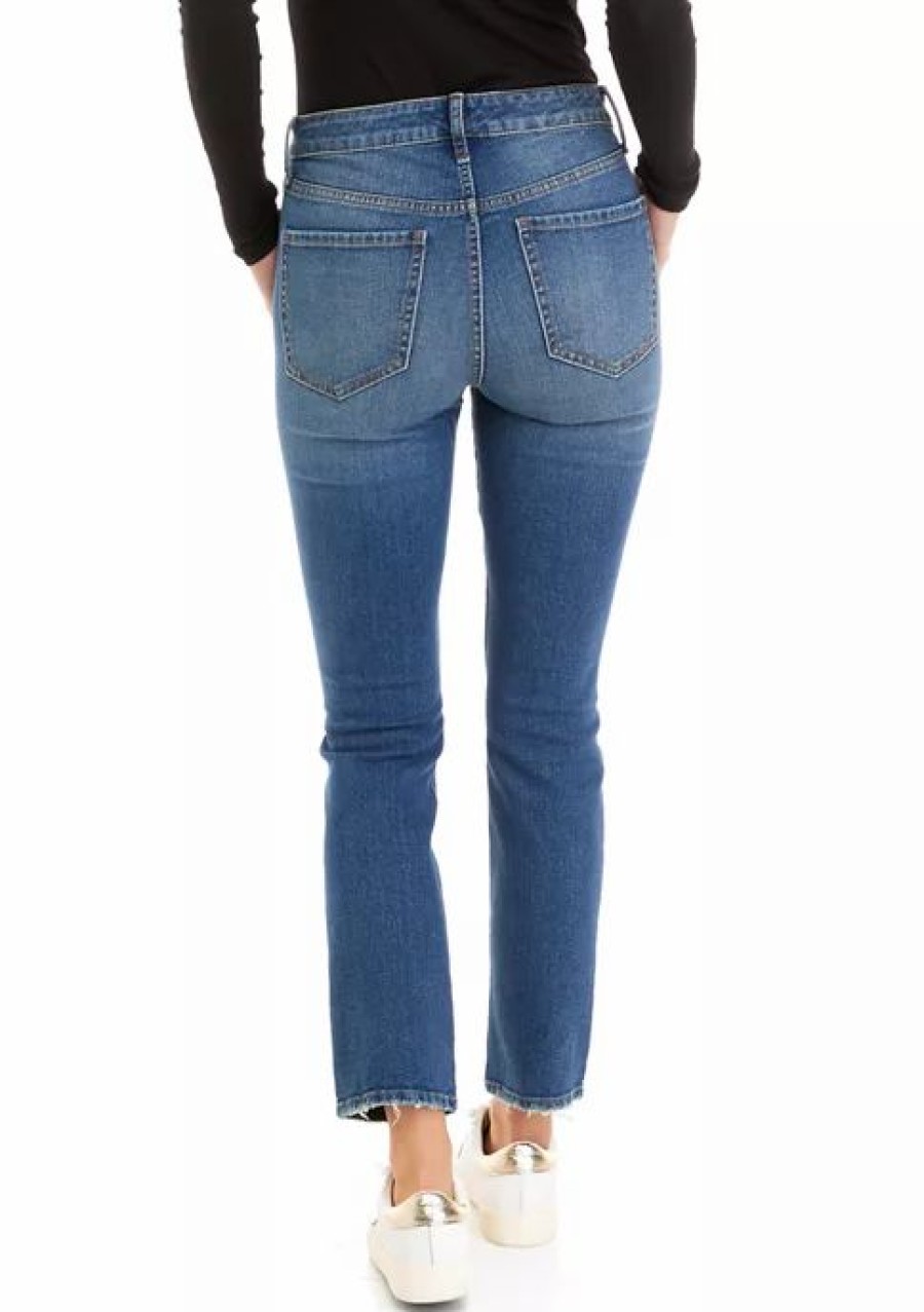 Jeans * | Cheap Sam Edelman Women'S High Rise Skinny Jeans Flawless Blue