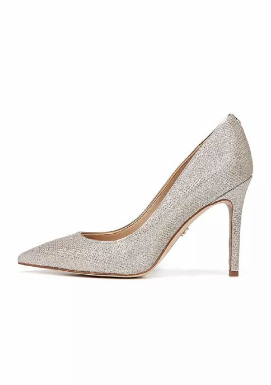 Shoes * | Top 10 Sam Edelman Hazel Pumps Light Gold