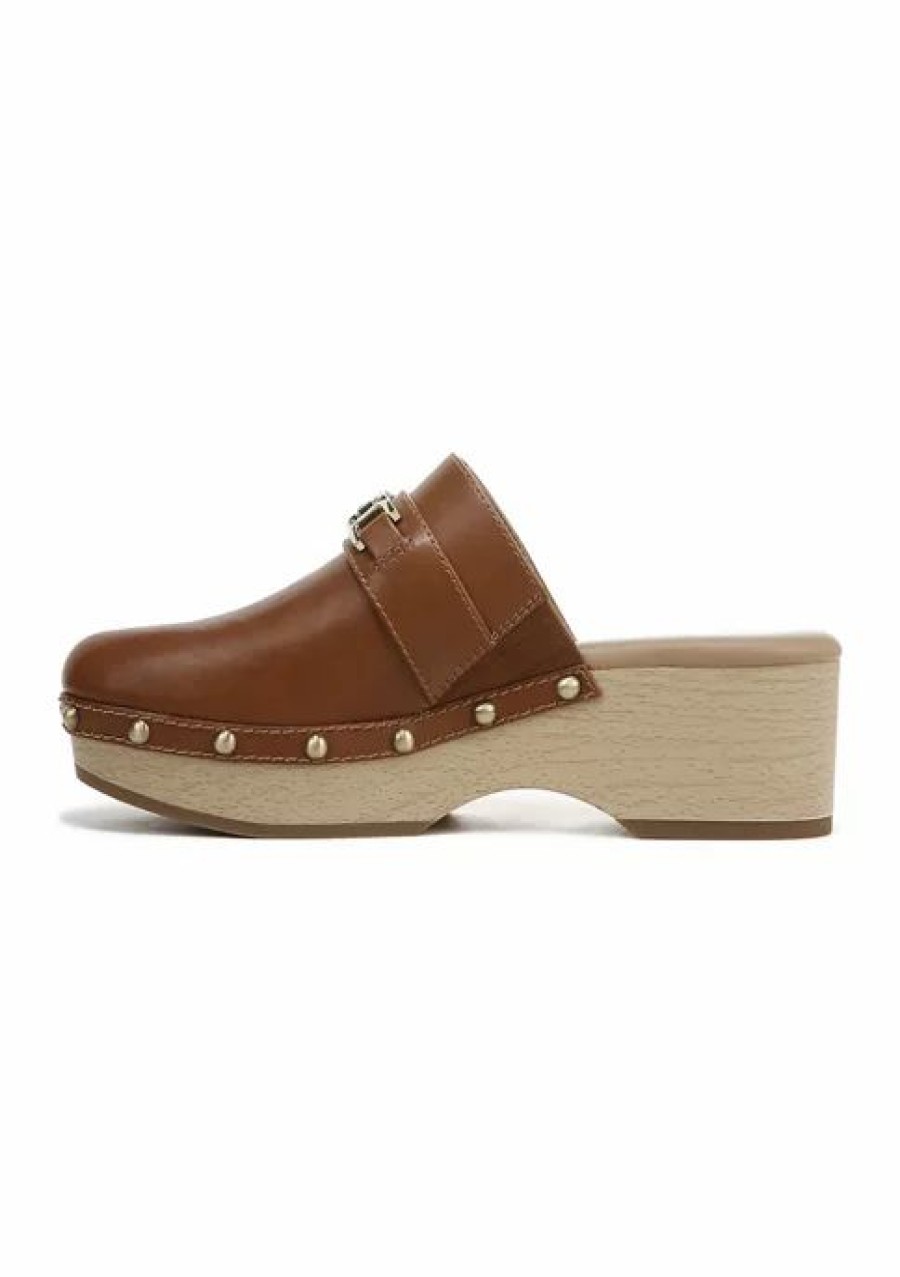 Shoes * | Deals Sam Edelman Kaye Clogs Cuoio