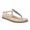 Shoes * | New Sam Edelman Naomi Thong Sandals Gold