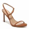 Shoes * | Cheapest Sam Edelman Doran Strappy Heeled Sandals Brown