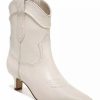 Shoes * | New Sam Edelman Taryn Western Booties Ivory