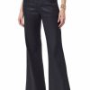 Jeans * | Best Reviews Of Sam Edelman Women'S Bay Flare Trouser Jeans Black Coated