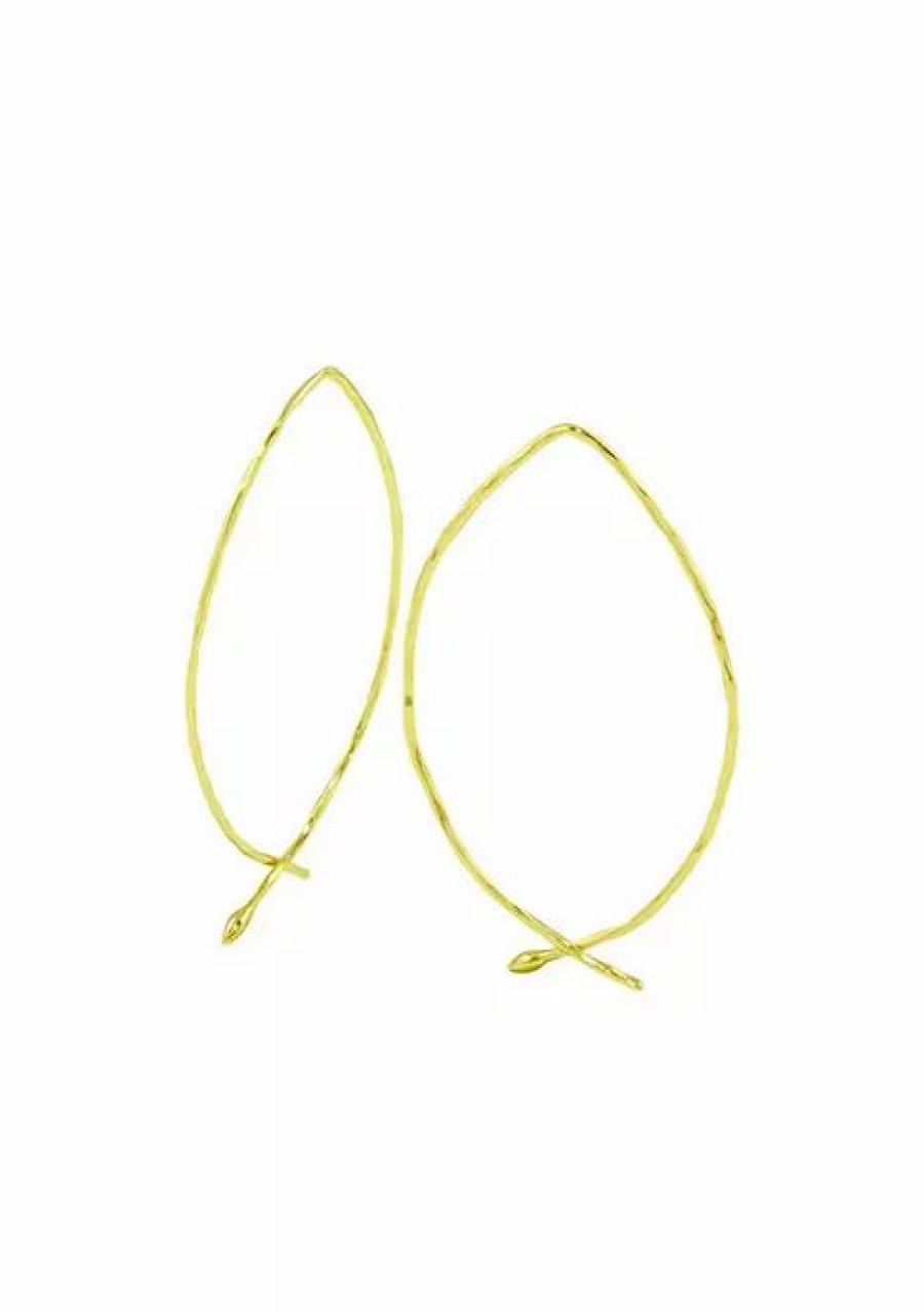 Jewelry * | Cheap Adornia Wire Threader Earrings Yellow Vermeil .925 Sterling Silver Gold