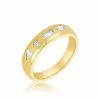 Jewelry * | Coupon Adornia Multi Shape Stones Chunky Band Ring Gold