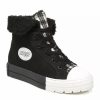 Shoes * | Buy Circus By Sam Edelman Sophi High Top Sneakers Black Canvas Plaid