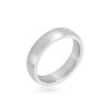 Jewelry * | Hot Sale Adornia 5Mm Classic Matte Band Silver