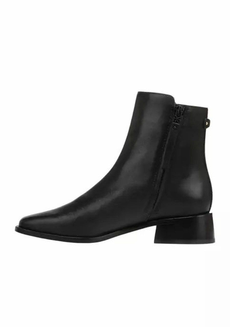 Shoes * | Cheap Sam Edelman Thatcher Booties Black Leather