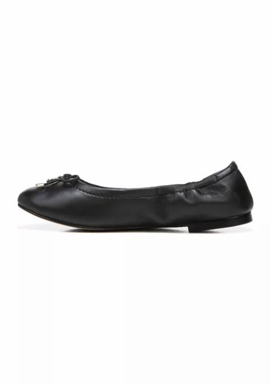 Shoes * | Brand New Sam Edelman Youth Girls Felicia Mini Ballet Flats Black