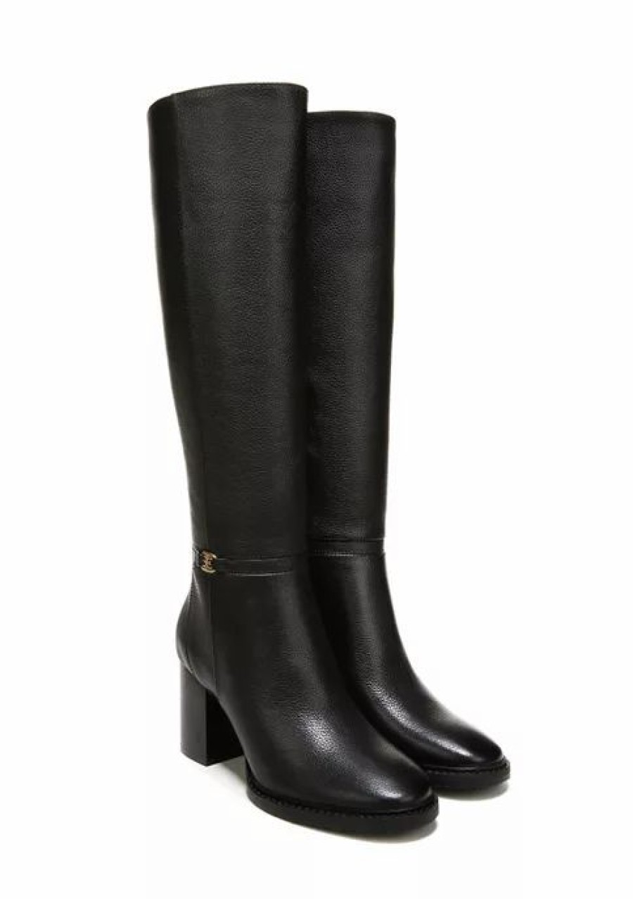 Shoes * | Cheap Sam Edelman Elsy High Shaft Boot Black