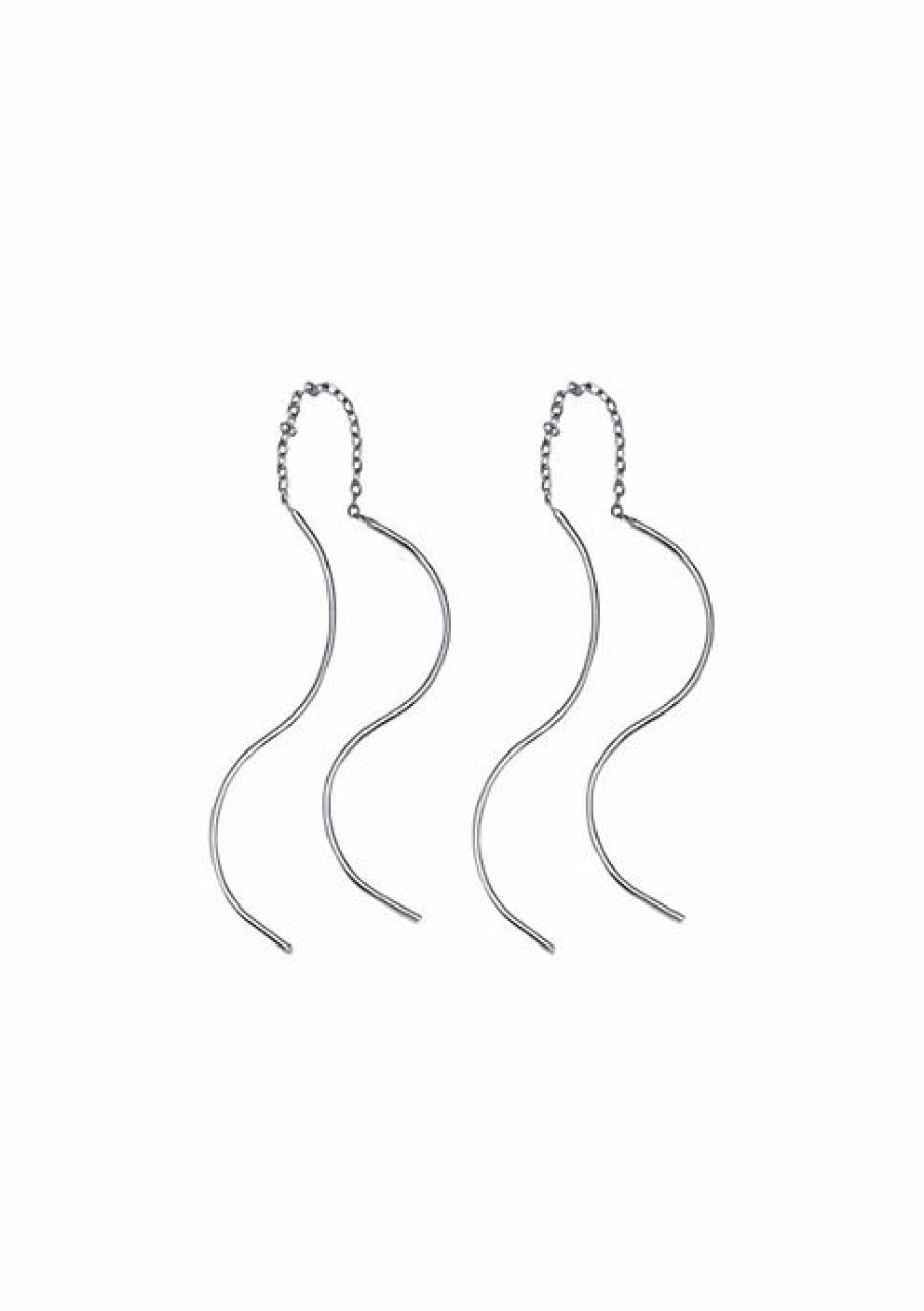 Jewelry * | Wholesale Adornia Threader Earrings .925 Sterling Silver