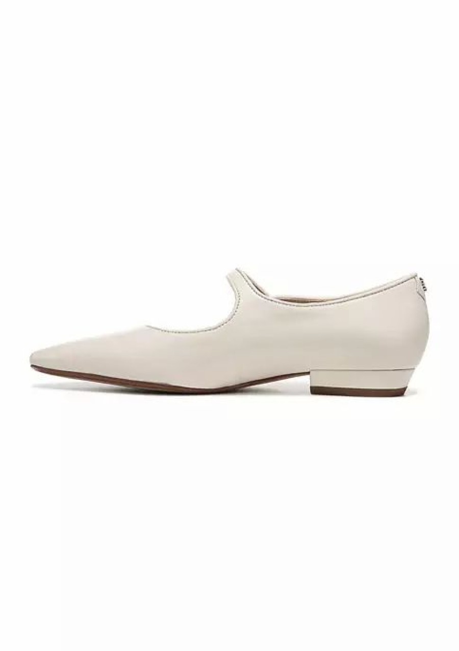 Shoes * | Buy Sam Edelman Jene Flats Ivory