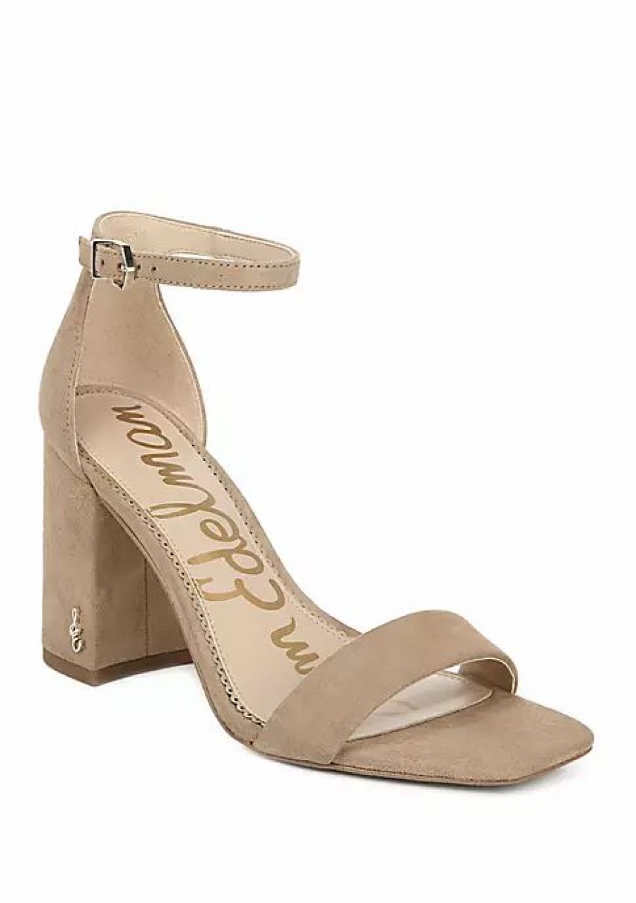 Shoes * | Discount Sam Edelman Daniella Strappy Sandals Oatmeal