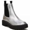 Shoes * | Hot Sale Sam Edelman Laguna Mini Booties Silver