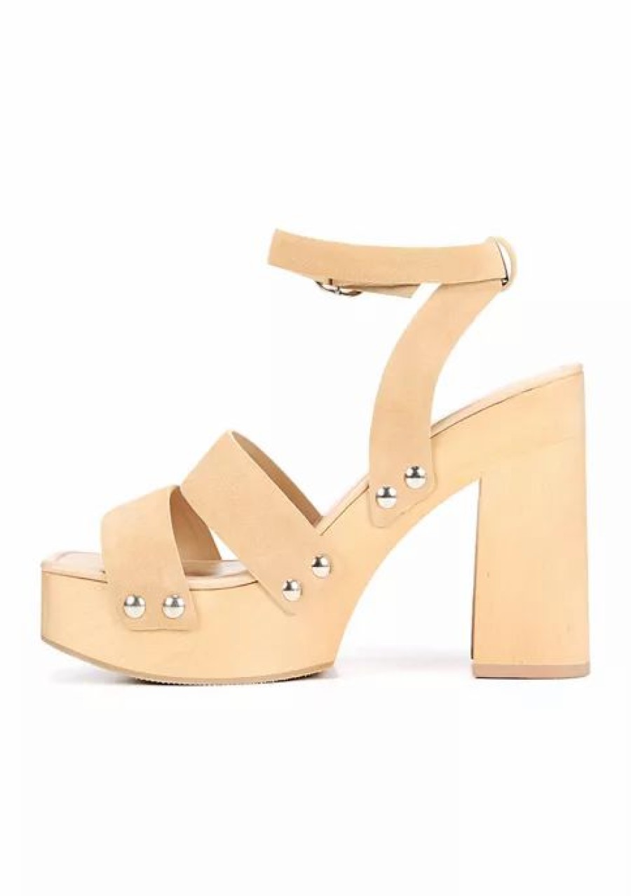 Shoes * | Cheapest Sam Edelman Rosalind Platform Heel Sandals Sesame