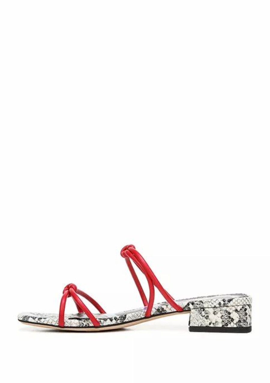 Shoes * | Promo Circus By Sam Edelman Jay Sandals Red Snake Print