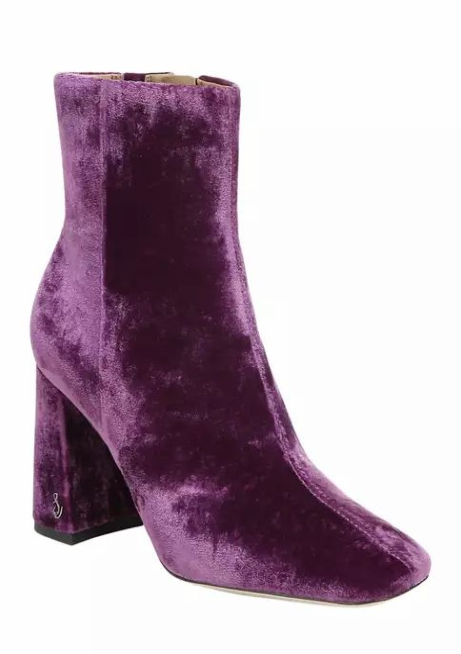 Shoes * | New Sam Edelman Codie 2 Booties Deep Orchid