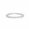 Jewelry * | Buy Adornia Crystal Eternity Band Ring .925 Sterling Silver