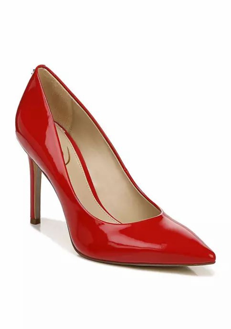 Shoes * | Hot Sale Sam Edelman Hazel Pumps Ruby Red