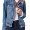 Jeans * | Top 10 Sam Edelman Billie Oversized Trucker Jacket Snow Canyon