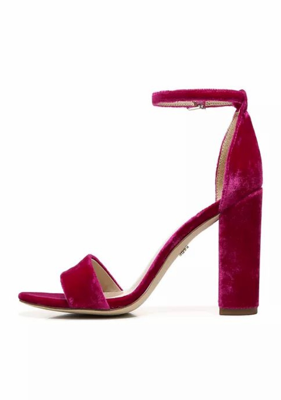 Shoes * | Best Deal Sam Edelman Yaro Sandals Raspberry