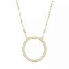 Jewelry * | Top 10 Adornia Circular Necklace Vermeil .925 Sterling Silver Gold