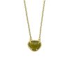 Jewelry * | Cheapest Adornia August Birthstone Necklace Peridot Gold