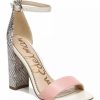 Shoes * | Best Sale Sam Edelman Yaro Block Heel Sandals Rose