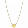 Jewelry * | Brand New Adornia Heart Pendant Necklace 14K Yellow Vermeil .925 Sterling Silver Gold