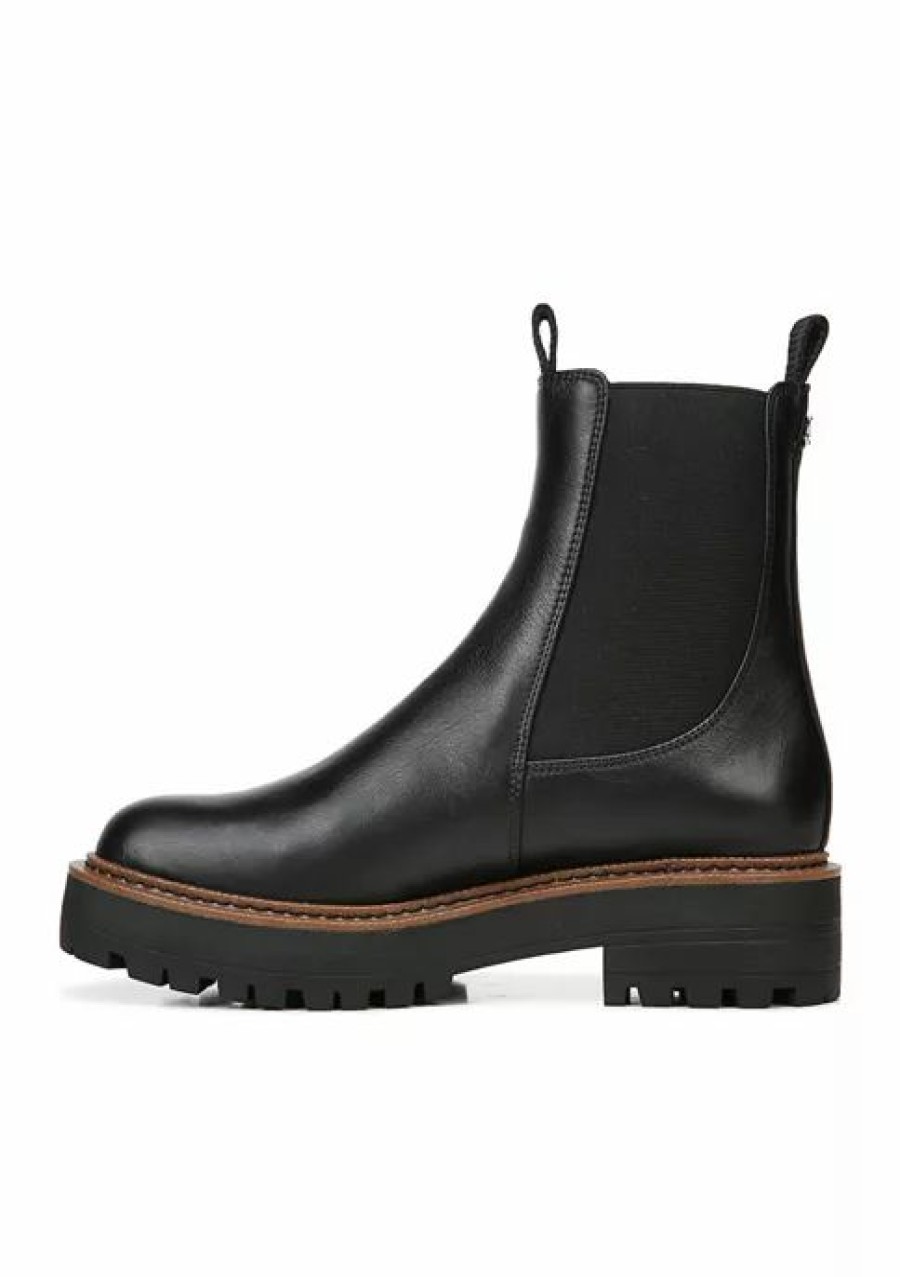 Shoes * | Top 10 Sam Edelman Laguna Chelsea Boots Black