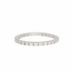 Jewelry * | Best Reviews Of Adornia Crystal Eternity Band Ring .925 Sterling Silver