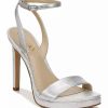 Shoes * | Cheap Sam Edelman Jade Platform Heel Sandals Silver