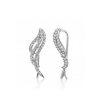 Jewelry * | Best Sale Adornia Crystal Wing Climber Earrings .925 Sterling Silver