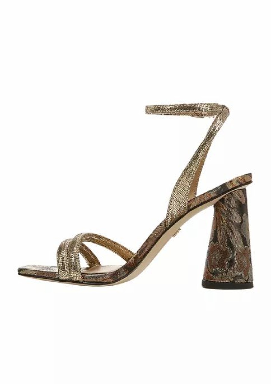 Shoes * | Best Sale Sam Edelman Kia Dress Sandals Goldmine