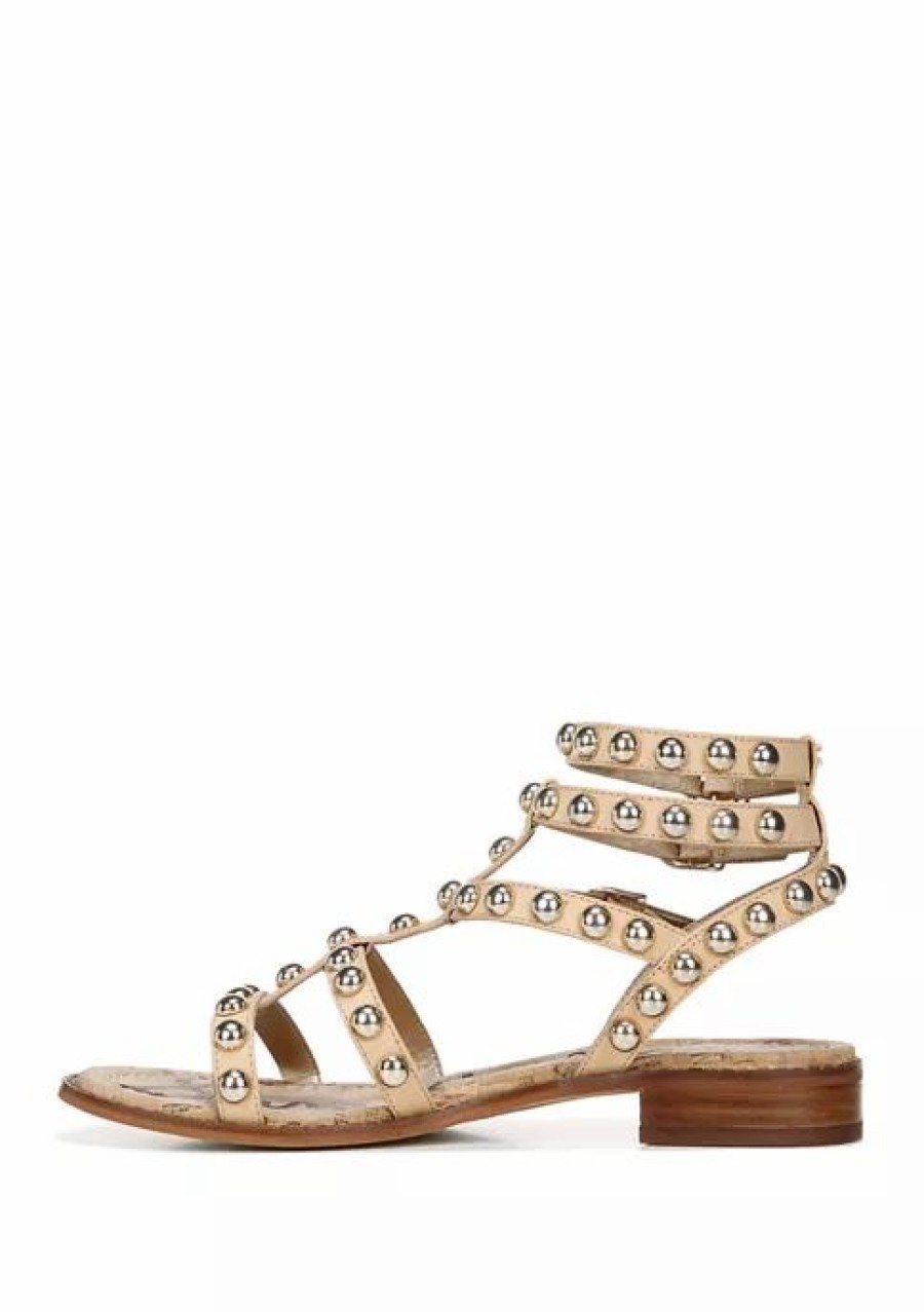 Shoes * | Best Deal Sam Edelman Eavan Gladiator Sandals Natural Sand