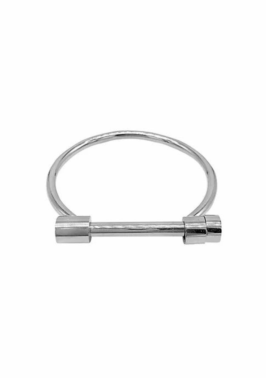 Jewelry * | Discount Adornia Screw Cuff Silver