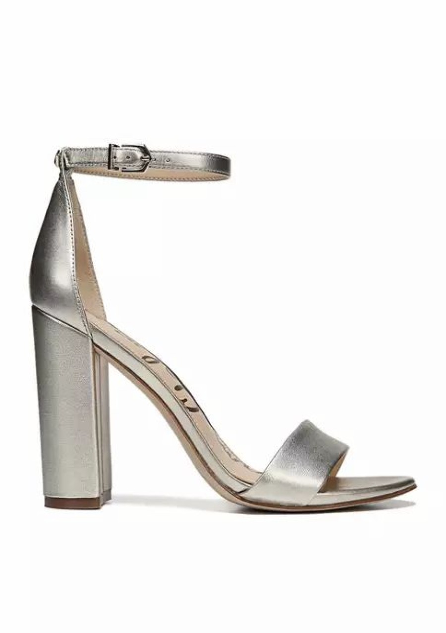 Shoes * | Buy Sam Edelman Yaro Strappy Sandal Light Gold