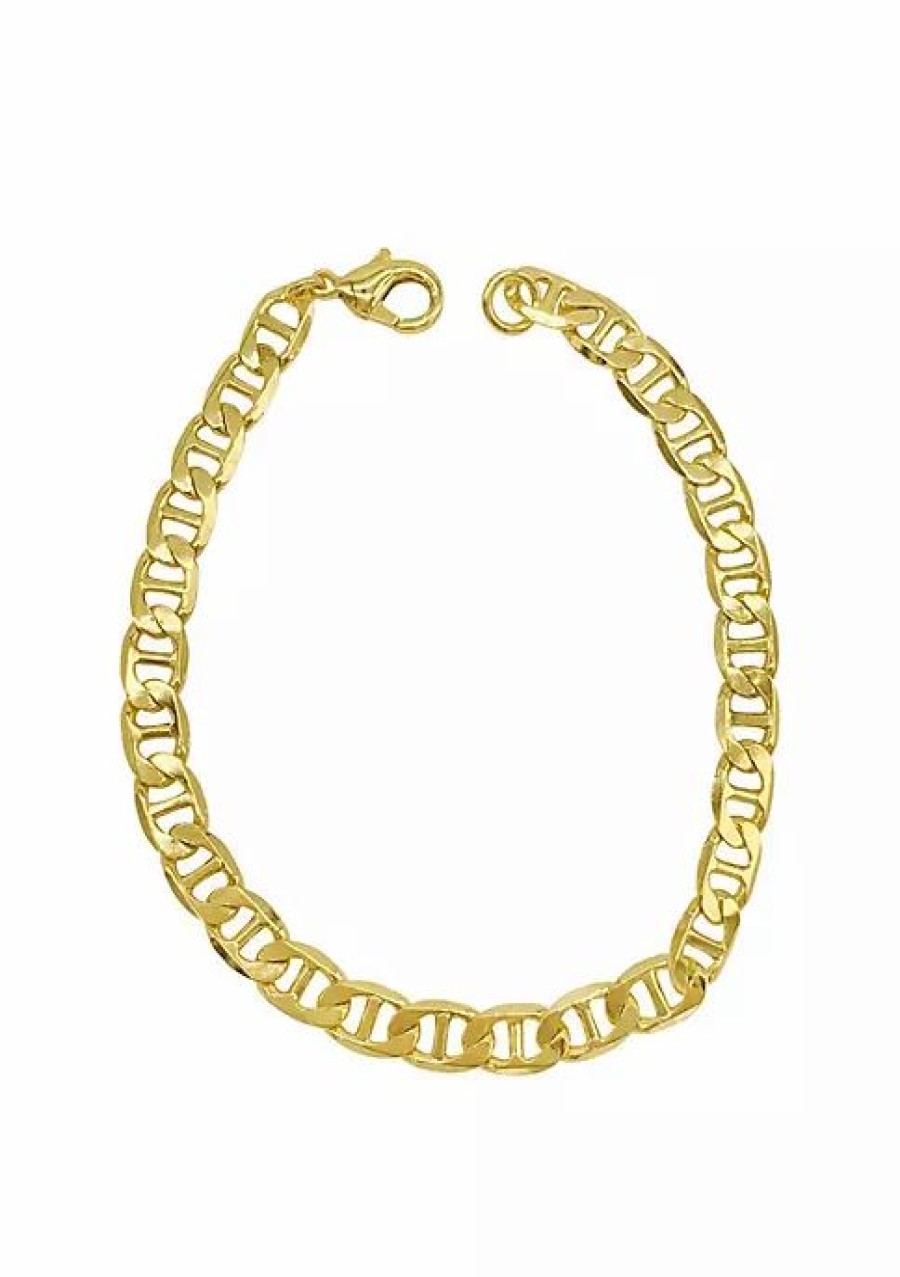 Jewelry * | Wholesale Adornia 7Mm Mariner Chain Bracelet 9 Gold