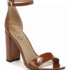 Shoes * | Hot Sale Sam Edelman Yaro Sandals Copper Patent