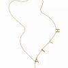 Jewelry * | Brand New Adornia Faith Lariat 14K Yellow Vermeil Gold