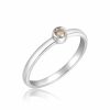 Jewelry * | Cheap Adornia Fine Single Bezeled Diamond Band .925 Sterling Silver