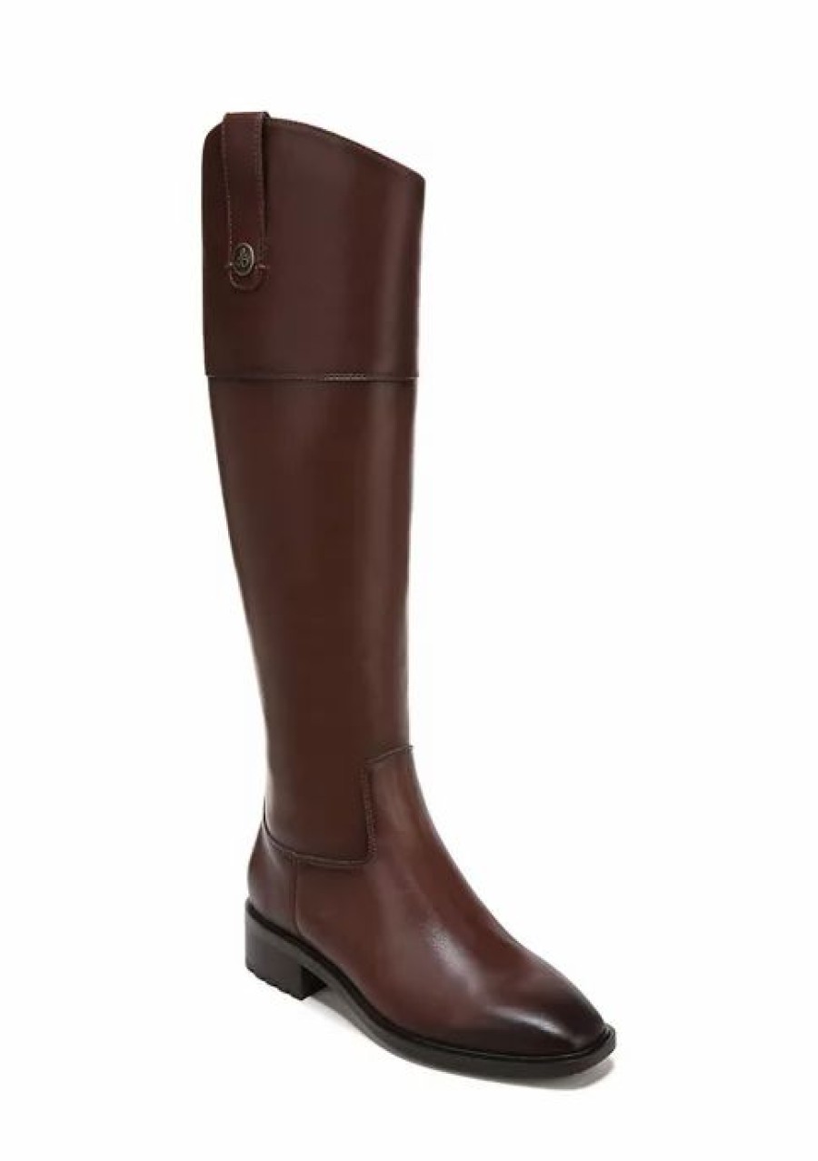 Shoes * | Brand New Sam Edelman Drina Riding Boot Terazzo Brown