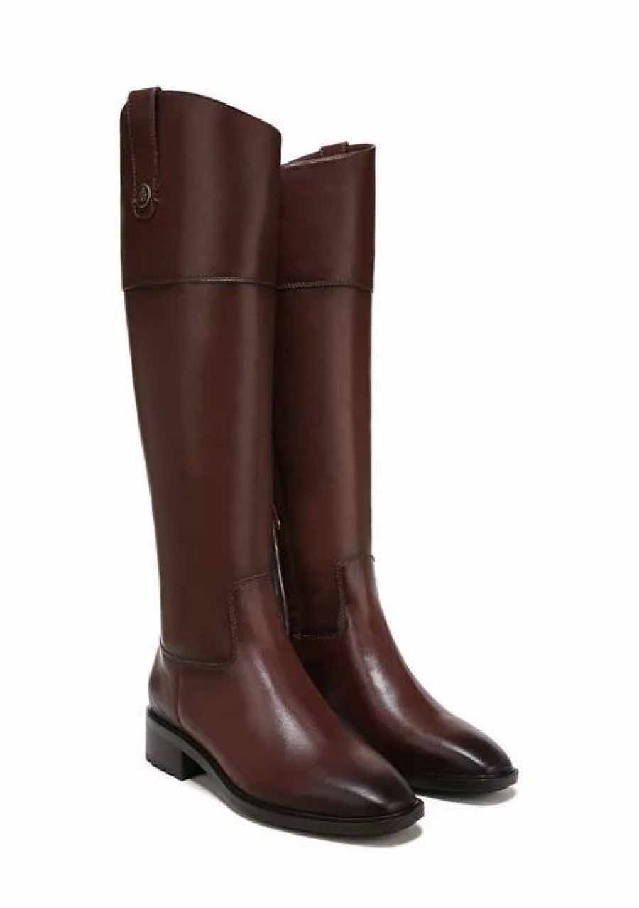 Shoes * | Brand New Sam Edelman Drina Riding Boot Terazzo Brown