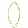 Jewelry * | Top 10 Adornia Layered Mixed Chain Necklace Yellow Vermeil .925 Sterling Silver Gold