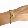 Jewelry * | Buy Adornia Ball Bead Bracelet Yellow Vermeil .925 Sterling Silver Gold