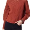 Sweaters * | Promo Sam Edelman Aura Cable Knit Sweater Ginger Bread