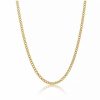 Jewelry * | Cheapest Adornia 3Mm Cuban Chain 24 Gold